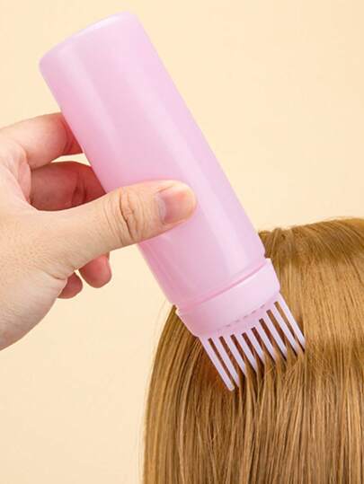 1pc/3pcs 170ml Precision Squeeze Applicator Bottle - Effortless Hair Oil & Dye Application - Root Comb Design For Perfect Coloring - Durable Styling Tool For Salon-Quality Results