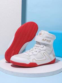 Unisex Professional Boxing Shoes, Martial Arts Wrestling Grappling Shoes Training & Competition - White - View 7