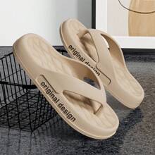 Chanclas de moda para mujer/hombre con suela gruesa, adecuado para usar en exteriores en verano, pantuflas antideslizantes para baño/playa