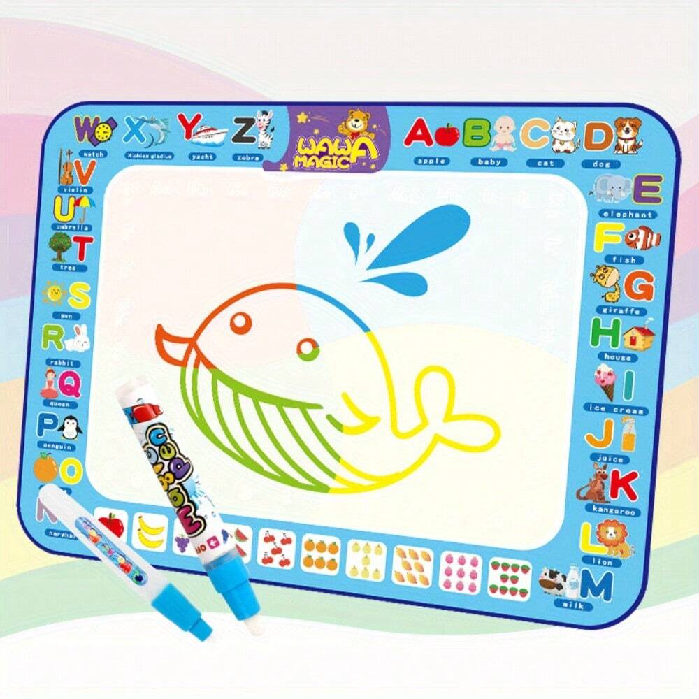 Tapis Dessin Enfant - ZGEER - Livre d'eau Magique et Outil de Tampon Tapis Dessin Enfant - ZGEER - Livre d'eau Magique et Outil de Tampon