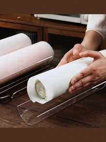 1 件亚克力蛋糕卷支架 U 形透明支架，半圆形加厚，11.81 英寸烘焙工具，用于制作完美的蛋糕卷、蛋糕卷形状、瑞士蛋糕卷、用于制作家庭晚餐的蛋糕工具、用于派对的瑞士蛋糕卷和用于制作节日蛋糕的支架，适用于婚礼派对、母亲节、父亲节、生日礼物、派对必备工具、节日必备工具。