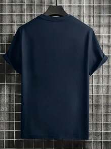Men T-Shirts - 藏蓝色 - 查看 2
