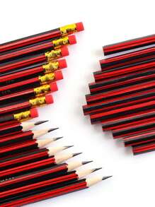 50/30/20/10/5pcs HB Pencils For Students, Writing, Learning, Drawing, With Eraser, Hexagonal Shaft - Multicolor - View 8