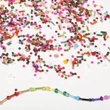 700pcs 1.5-4.5mm Mixed Japanese Glass Antique Peyote Seed Beads With Box For DIY Jewelry Making Supplies Crafts Material Kit For Clothing Bracelet Necklace Accessories - Seed Beads - View 5