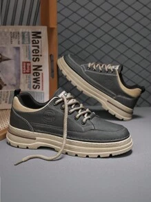 Calçados masculinos 2024, novos tênis casuais respiráveis para trabalho de verão, gáspea baixa