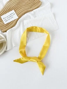 1pc Multicolor Long Silk Scarf, Suitable For Casual Wear, Can Be Used As A Headband Or Hairband - Multicolor - View 26