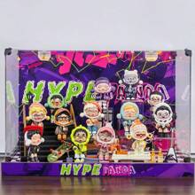 Skullpanda Cat Bear Hot Blind Box Purple Cool Action Figure Doll Figure New Decoration - Multicolor - View 4