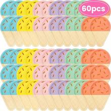 صحون حفلة الآيس كريم، صحون أطباق تقديم الأطباق التمهيدية 10 بوصة للتخلص منها للكيك والحلويات والفاكهة وحفلات عيد الميلاد الصيفية، صحون ذات موضوع عصير الآيس كريم الحلو والجذاب للاحتفال والحفلات والنزهات