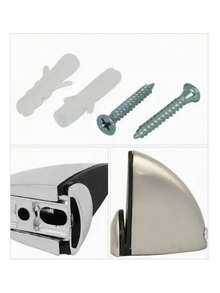 12 Clip Pelicanos Medianos Herrajes Para Repisas Vidrio  soportes ajustables para estante de vidrio abrazaderas para montaje en pared soporte de abrazadera para estantes de vidrio para grosor de 5 a 10 mm - Multicolor - Ver 9