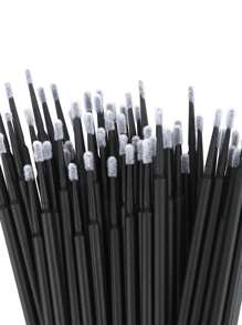 100/200pcs Grafted Eyelash Cleaning Swabs, Eyelash Extension Makeup Tools, Suitable For Eyelash Details - Multicolor - View 5