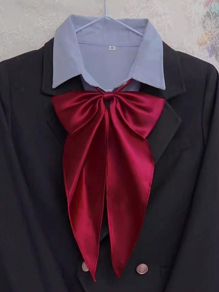 1 件女士超大领结领针，适合衬衫、日常穿着和派对配饰女士 - 彩色 - 查看 1