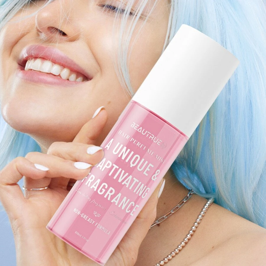 100ml Hair Perfume Mist Natural Essential Oils Alcohol Free Frizz-Free Clean Fragrance Moisturize Nourish Hair Long-Lasting Fragrance Enhance Shine  Flavor Refreshing All Day Non-Sticky - Pink - View 1