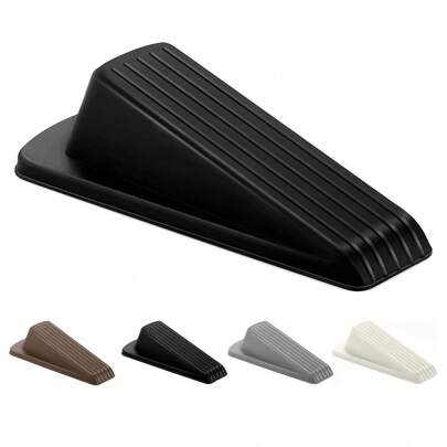 1 件高品质大型重型橡胶门挡 - 提供额外的抓地力，可调节且灵活，不会留下磨损痕迹，易于保持门打开 - 适合家庭和办公室使用最佳礼物