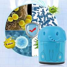 Blue Bubble Toilet Cleaner With Rope Handle, Household Cleaning Agent For Stain Removal, Deodorization And Disinfection - Multicolor - View 3