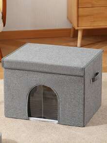 可摺疊鋁箔冰垫冷卻貓屋，50*40*35cm，適用於16kg以下的寵物，有三種顏色可選 - 彩色 - 查看 10