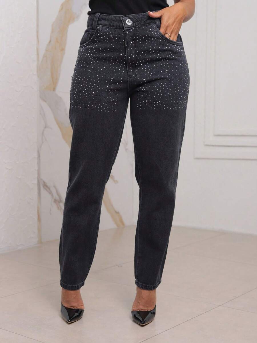 Women Jeans - màu đen - Xem 1