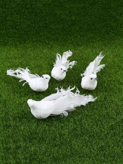 1/6/12st Simulering Curly Bird Garden Dekoration Outdoor Yard Ornaments