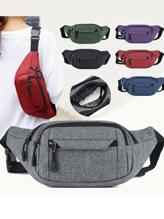 腰包男士女士腰包假日旅行钱包腰带袋钱包男女通用旅行收纳袋、化妆包、化妆包、度假收纳袋、大容量化妆品收纳化妆盒，可装口红、刷子、护肤品、手机、硬币、小物品，适用于家庭、礼物、度假和节日万圣节圣诞节多功能用途，波西米亚风