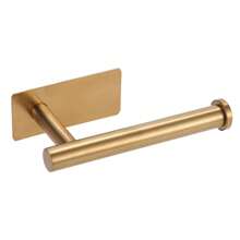 1 pieza Soporte de papel higiénico de acero inoxidable montado en la pared con instalación sin taladro, estante para rollos de papel, decoración de baño, decoración de otoño