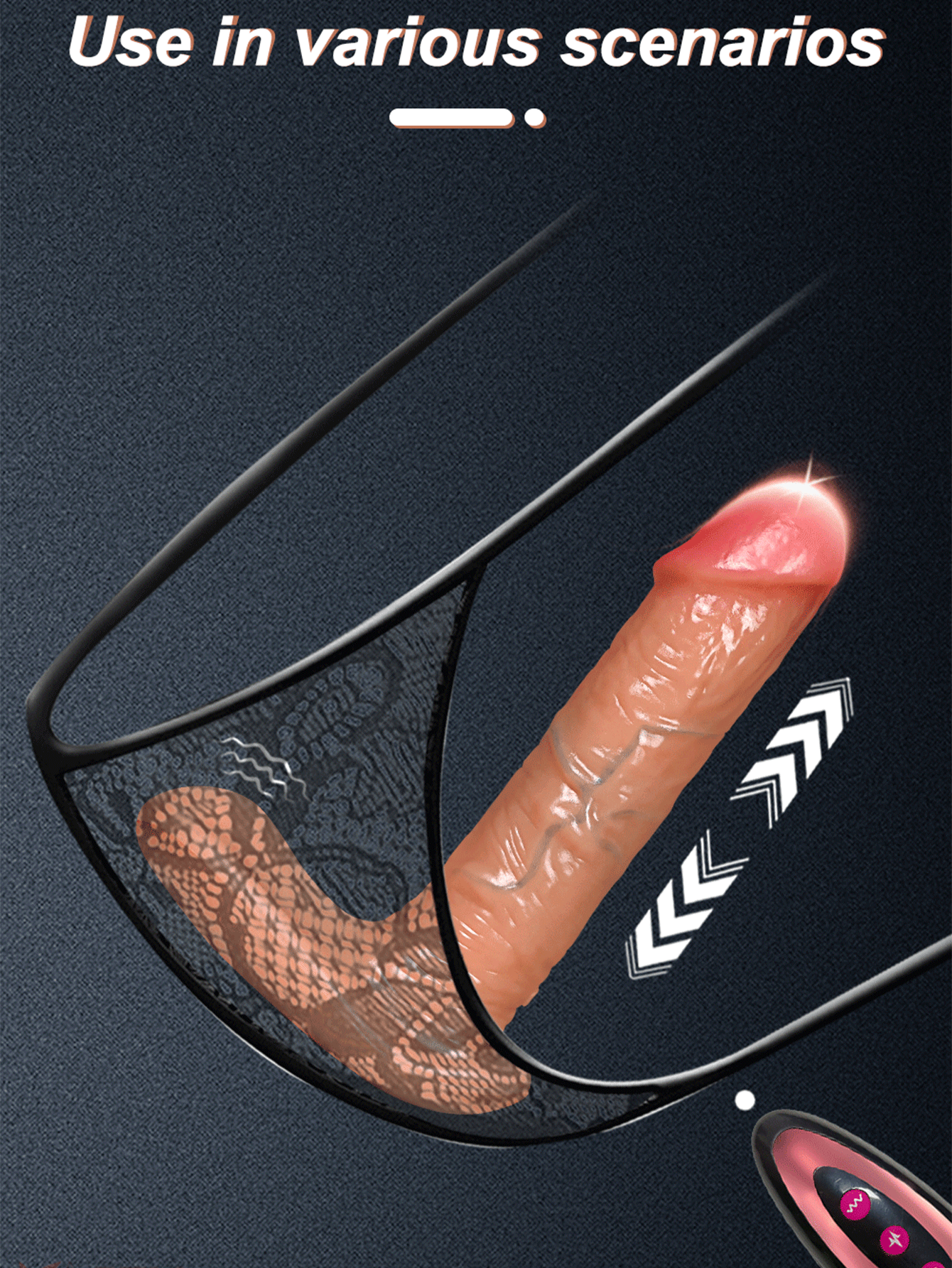 Wearable Dildo Panty Vibrator,Thrusting Dildo With Heating,G Spot Clitoral Stimulator,Remote Control Adult Supplies,Sex Toys For Women Couples