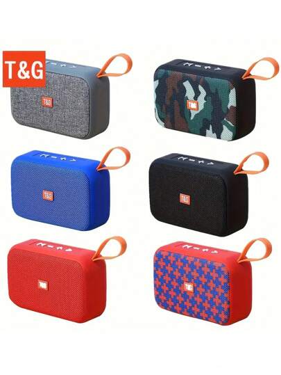 Mini Wireless Portable Outdoor Speaker With Built-In Microphone, Hands-Free, TF Card Playback, Aux Audio Output, Button Control Bluetooth Speaker, Suitable For Music Players, Phones, PC, Tablets