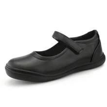 Girl's Mary Jane Flats Lightweight School Uniform Shoes Black Dress Shoes - Black - View 7