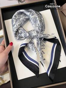 Paisley Print Bandana Durable, Versatile, And Stylish Neckerchief Bandana,Hair Band,Head Band Ideal For Dressing Up Your Look - Multicolor - View 1