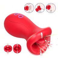 Safiman Vibrator Adult Sex Toys For Women, 3IN1 Mouth-Shaped Sucking Vibrator, 10 Tongue Licking 3 Sucking Nipples Anal Clit Sucker Vibrater, G Spot Vibrators Clitoral Stimulator Couples Sex Toys  Tongue Vibrator Vaginal Stimulation Sexulaes Rose Toy Sex Sexy