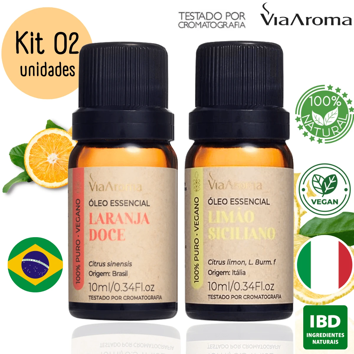 Aromatherapy Essential Oils - Cam ngọt và chanh Sicilia - Xem 1