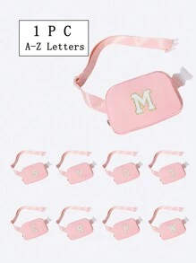 1入女孩腰包，時尚可調節肩帶的斜挎臀包，適合日常使用、戶外、旅行、徒步旅行、慢跑、騎自行車，便攜設計，是理想的禮物