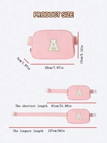 1入女孩腰包，時尚可調節肩帶的斜挎臀包，適合日常使用、戶外、旅行、徒步旅行、慢跑、騎自行車，便攜設計，是理想的禮物