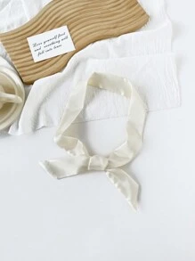 1pc Multicolor Long Silk Scarf, Suitable For Casual Wear, Can Be Used As A Headband Or Hairband - Multicolor - View 27