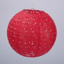 1pcHandmade Lantern Hangings Hollowed Out Paper Lanterns Window Decoration Lanterns Decorated With Festive Atmosphere Lanterns Christmas Lantern Decoration - Multicolor - View 6