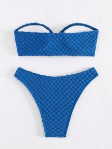 Specialized Fabric Bikini Set Summer Beach - Royal Blue - View 2