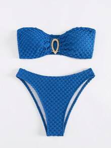 Specialized Fabric Bikini Set Summer Beach - Royal Blue - View 1