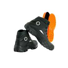 Bota Onda 7 Motoqueiro Motoboy Blaqueada Original - Preto - Visão 1