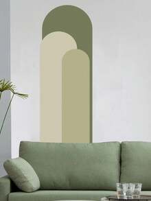 Arch Wall Stickers Living Room Sofa Bedside Background Decoration Self Adhesive Bohemian Geometric Stickers Wallpaper Home Decor - Multicolor - View 6