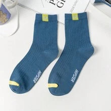 Sports Outdoor 5 Pairs Of Men's Mid-Tube Socks, Leisure Breathable Sports Socks, Business Socks, Sweat Absorption Deodorant, Suitable For Outdoor Sports, Home Leisure.