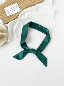 1pc Multicolor Long Silk Scarf, Suitable For Casual Wear, Can Be Used As A Headband Or Hairband - Multicolor - View 19