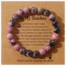 療癒能量寶石手鍊 2024新超閃耀手工波西米亞風珠寶靈魂禮物適用於女性，男性和青年禮物 - B-B23120201-P - 查看 10