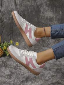 2024 New Women's Casual Shoes, Flat Shoes For Outdoors, Versatile, Stylish, Comfortable And Lightweight Shoes