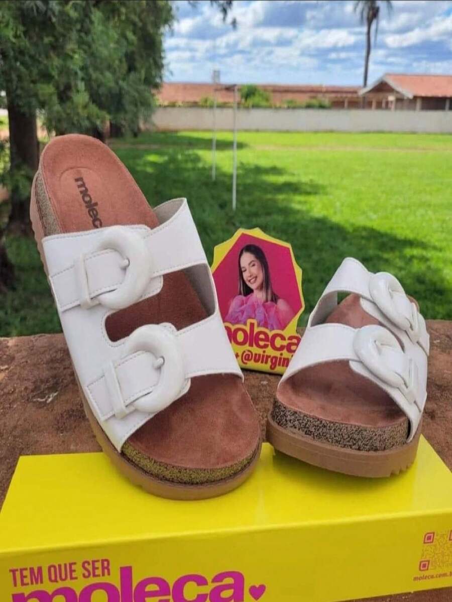 Women Flat Sandals - Màu be Napa - Xem 1