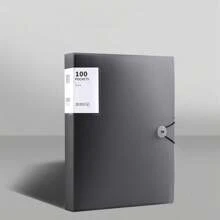 1 件 A4 PP 文件夹，彩色口袋文件整理器，按扣式，多种颜色可选，适合学生、返校、学校用品 - A4 - 查看 9