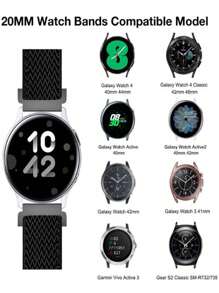 1 Piece Metal T-Shaped Bracelet Slim Watch Strap, Compatible With Samsung Galaxy Watch6/5/4/3 Size 40mm41mm43mm45mm46mm47mm Compatible With Huawei Strap Gt2 Pro Gt3 Gt4 Quick Release Raw Ear Convenient Replacement Strap