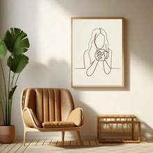 1pc, Coffee Wall Art, Autumn Decoration, Minimalist Poster Canvas Printing, For Restaurant Bedroom And Living Room Decoration Painting 20*28 Inch, Unframed