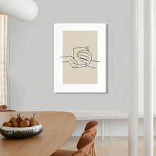 1pc, Coffee Wall Art, Autumn Decoration, Minimalist Poster Canvas Printing, For Restaurant Bedroom And Living Room Decoration Painting 20*28 Inch, Unframed