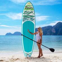 FunWater Stand Up Paddle Board Inflatable  Surfboard Complete Accessories For Adjustable Paddle Board, Pump, ISUP Travel Backpack, Leash, Waterproof Bag, Adult Paddle Board - Ocean-blue - View 6