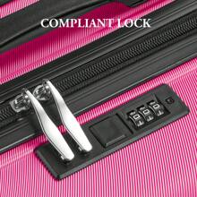 Luggage Set 3 Piece Suitcase Sets With Spinner Wheel, ABS Hardside Travel Laggage Travel Suitcase Suitcases Suit Case Durable Travel Luggage,Combination Lock, 360° Smooth-Rolling Wheels, Large Capacity For Travel, Ideal For School/College/Office Use, Suitable For Boys/Girls/Women/Man, Perfect For Trips & Daily Needs - 玫瑰紅 - 查看 3