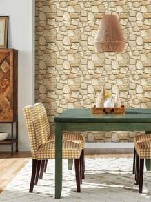 COMMOMY 3D Faux Stone Tile Stickers, Peel And Stick Tile Backsplash, Living Room Wall Stickers, Easy DIY 3D Wall Panel, Water And Mold Resistant, 30x30cm - Multicolor - View 5