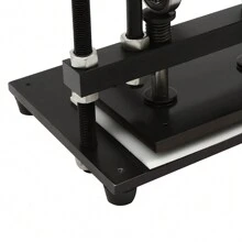 kangten Leather Cutting Machine, Manual Punching Machine, Leather Punching Machine, Punching Machine And Embossing Machine, Leather Punching Machine Clicker Press Foam Cutting Paper, 26 * 16cm - Black - View 4